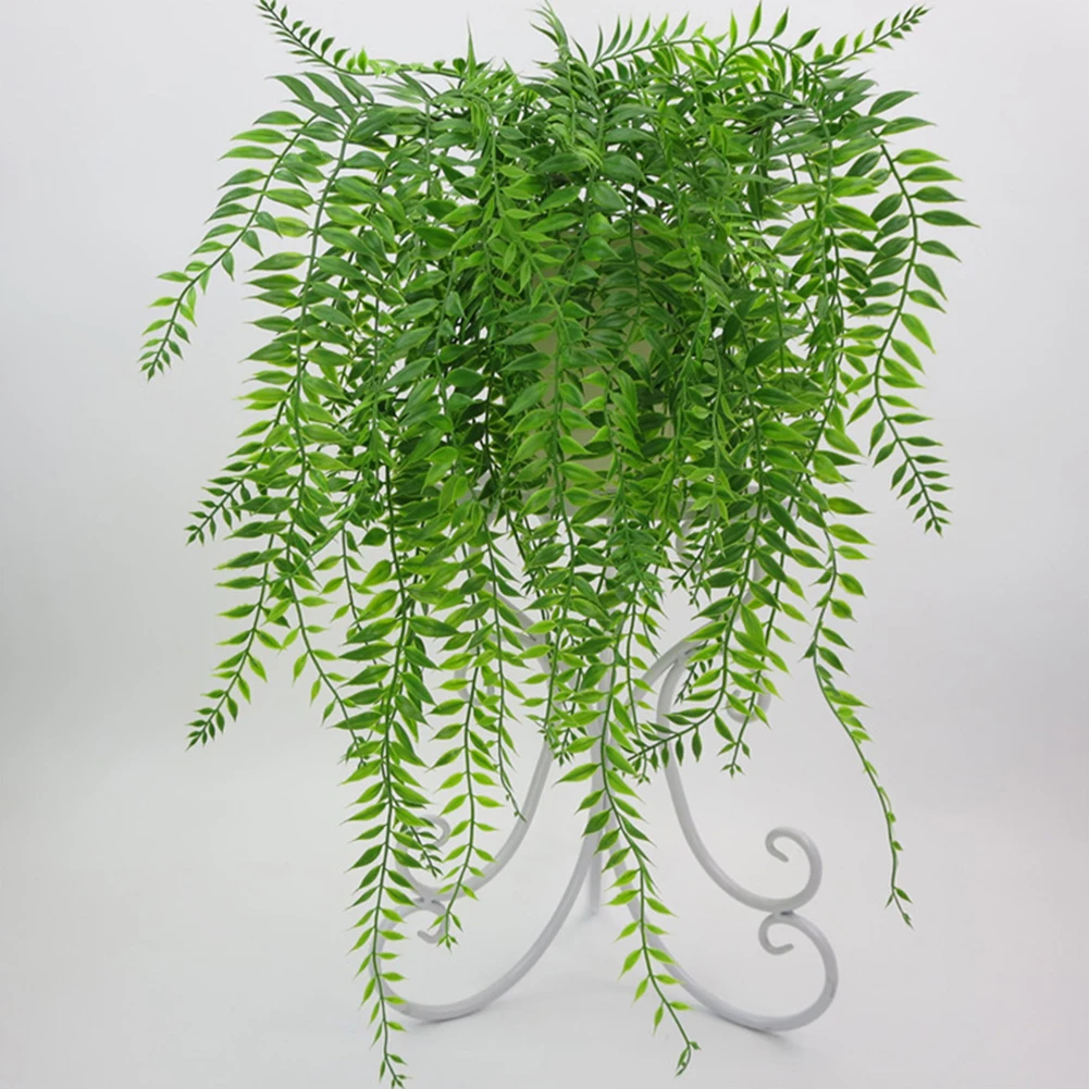 68cm Artificial Weeping Willow Rattan 3 Forks Persian Leaf Wall Hanging Green Plant Vine Home Decoration Wedding Decor 1pc
68cm Artificial Weeping Willow Rattan 3 Forks Persian Leaf Wall Hanging Green Plant Vine Home Decoration Wedding Decor 1pc