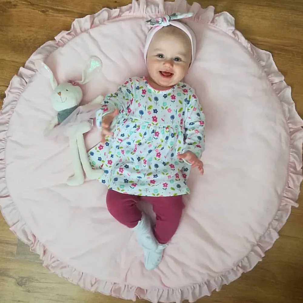 Скандинавский мягкий игровой коврик для новорожденных, мягкий хлопковый коврик для ползания, игровые коврики для девочек, Круглый напольны...
Скандинавский мягкий игровой коврик для новорожденных, мягкий хлопковый коврик для ползания, игровые коврики для девочек, Круглый напольны...