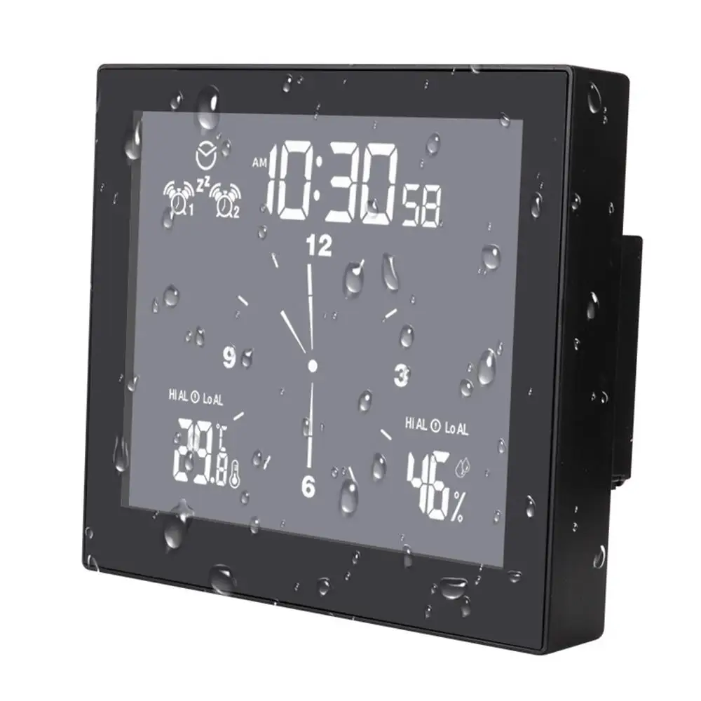 LCD Screen Countdown Clocks for Bath & Kitchen Shower Clock Waterproof Multifunctional Home Decor Automatic
LCD Screen Countdown Clocks for Bath & Kitchen Shower Clock Waterproof Multifunctional Home Decor Automatic