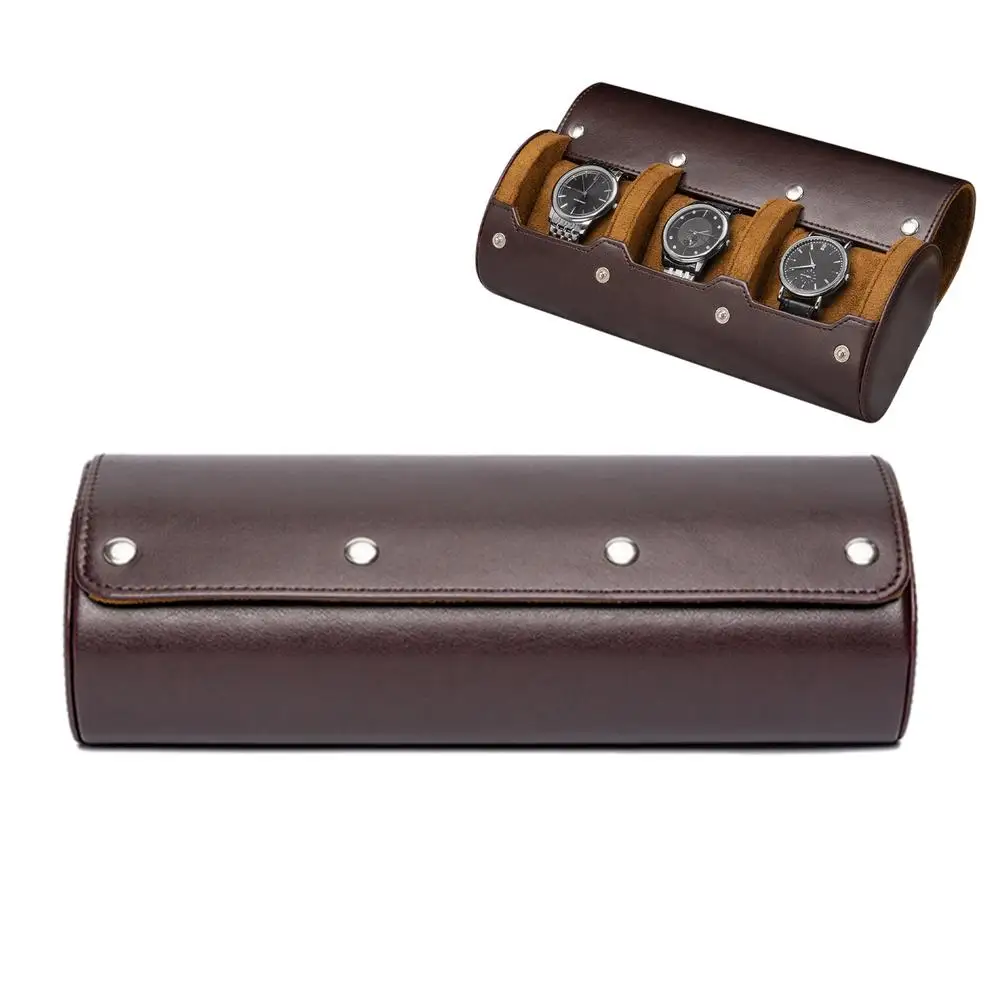Travel Roll Watch Organizer 3 Slot Watch Box Jewelry Case PU Leather Watches Holder For Men Sliding-In Watch Cushion Design Soft
Travel Roll Watch Organizer 3 Slot Watch Box Jewelry Case PU Leather Watches Holder For Men Sliding-In Watch Cushion Design Soft