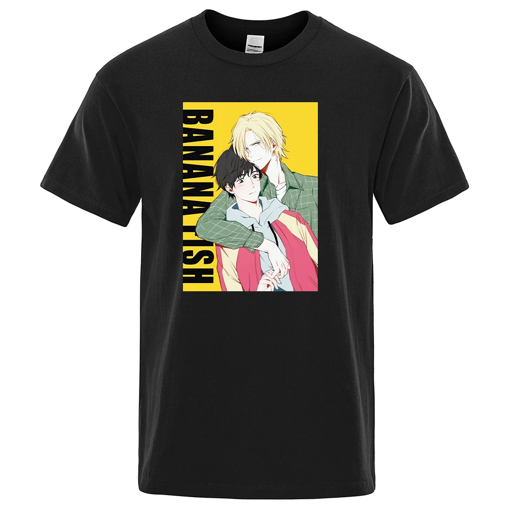 Japanese Anime Banana Fish Tshirts Men Harajuku O-Neck Vogue Shirt Retro Brand Oversized Soft Tops
Japanese Anime Banana Fish Tshirts Men Harajuku O-Neck Vogue Shirt Retro Brand Oversized Soft Tops