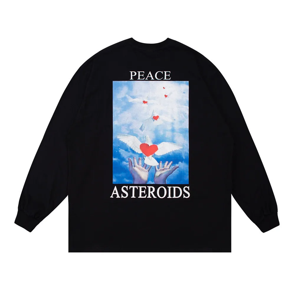 2021 Kpop Peace Pigeon Print Cotton Casual Oversized Men Pullover Sweatshirts Long Sleeve Women Tshirts Korean Clothes Sudaderas
2021 Kpop Peace Pigeon Print Cotton Casual Oversized Men Pullover Sweatshirts Long Sleeve Women Tshirts Korean Clothes Sudaderas