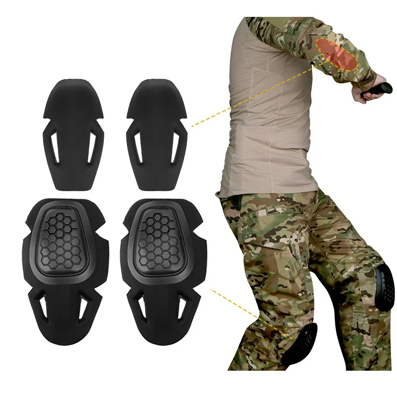 4pcs/set Airsoft Hunting Protective Gear Knee Pads Elbow Pads Paintball Skate Scooter Kneepads Sports Safety Guard
4pcs/set Airsoft Hunting Protective Gear Knee Pads Elbow Pads Paintball Skate Scooter Kneepads Sports Safety Guard