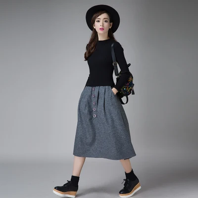 Осень и зима новый корейский женский свитер с длинными рукавами Тонкий комплект длинный свитер с разрезом сшитое плиссированное платье с в...
Осень и зима новый корейский женский свитер с длинными рукавами Тонкий комплект длинный свитер с разрезом сшитое плиссированное платье с в...