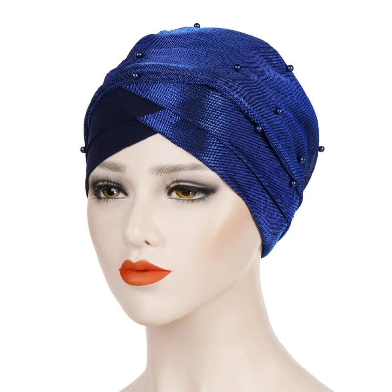 European Lady Muslim Hat Turban Wrap Cap femme musulman Bead Underscarf Bonnet Hat Female Turbante Mujer
European Lady Muslim Hat Turban Wrap Cap femme musulman Bead Underscarf Bonnet Hat Female Turbante Mujer