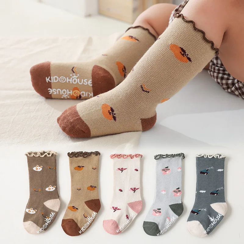 21 New Girl Socks for Fall/winter Combed Cotton Cute Cartoon Newborn Baby Girl Baby Toddler Non-slip Floor Socks
21 New Girl Socks for Fall/winter Combed Cotton Cute Cartoon Newborn Baby Girl Baby Toddler Non-slip Floor Socks