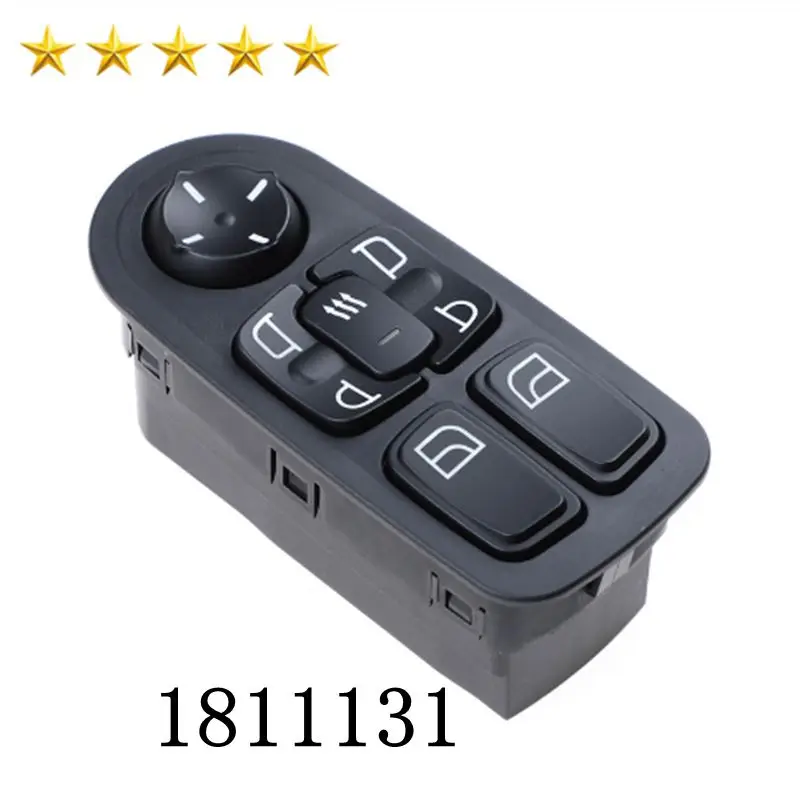 

NEW Master Power Window Switch 1811131 1669884 1693124 1698944 1788599 Fit For DAF CF65 CF75 CF85 XF95 XF105 2001-2013 1736600