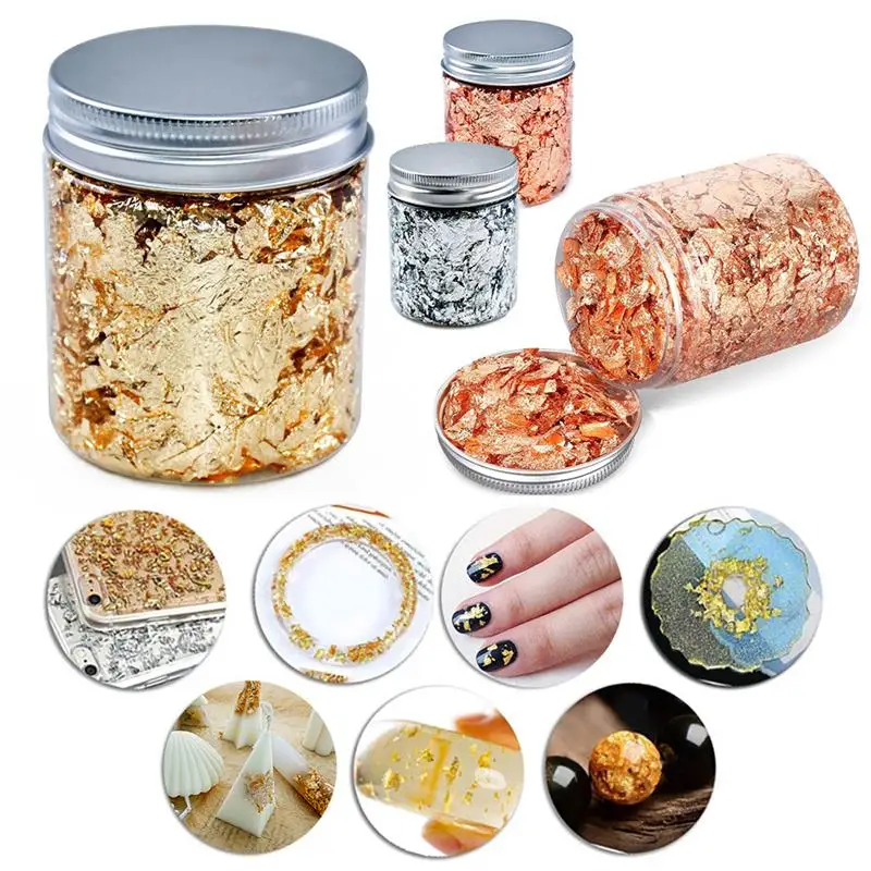 Candle Nail Art Broken Gold Leaf Handmade DIY Materials Glitter Glinding Resin Deco Paper Nail Art Handicraft Party Decoration
Candle Nail Art Broken Gold Leaf Handmade DIY Materials Glitter Glinding Resin Deco Paper Nail Art Handicraft Party Decoration