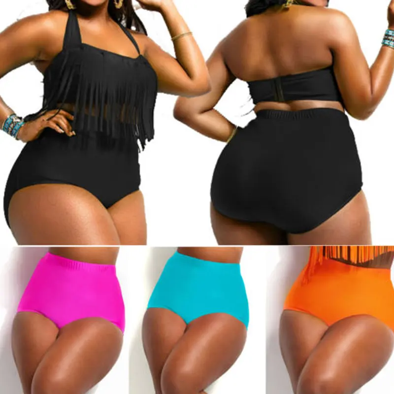 Women´s Beach Swimwear Bottoms Solid Color High Waisted Bikini Swimsuit Bathing Plus Size
Women´s Beach Swimwear Bottoms Solid Color High Waisted Bikini Swimsuit Bathing Plus Size