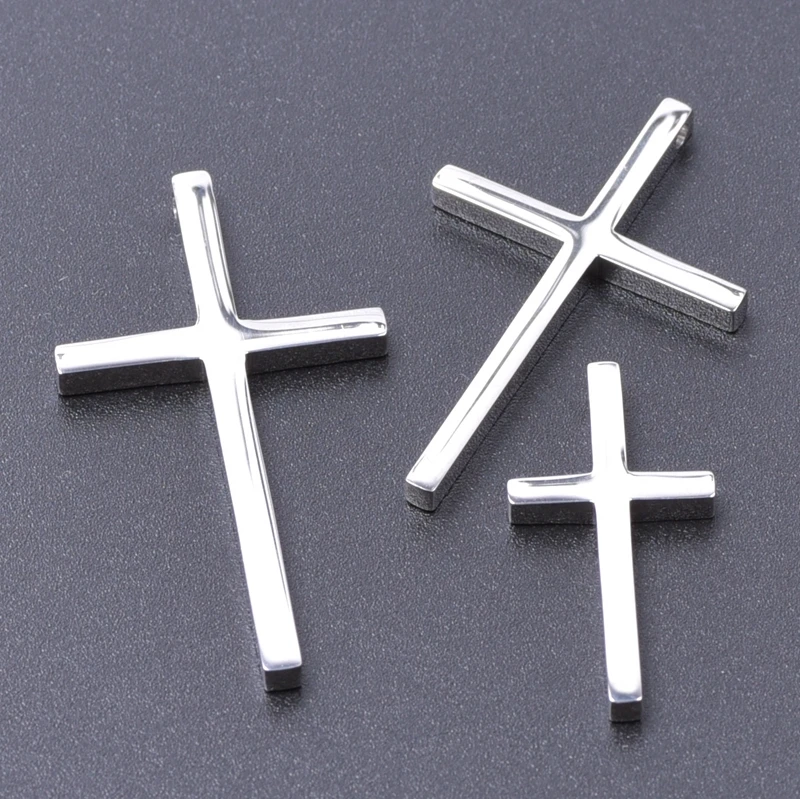 5pcs/Lot Stainless Steel Classic Religion Cross Charms Handcraft Jesus Cross Pendant For Men Women Necklaces Jewelry Making
5pcs/Lot Stainless Steel Classic Religion Cross Charms Handcraft Jesus Cross Pendant For Men Women Necklaces Jewelry Making