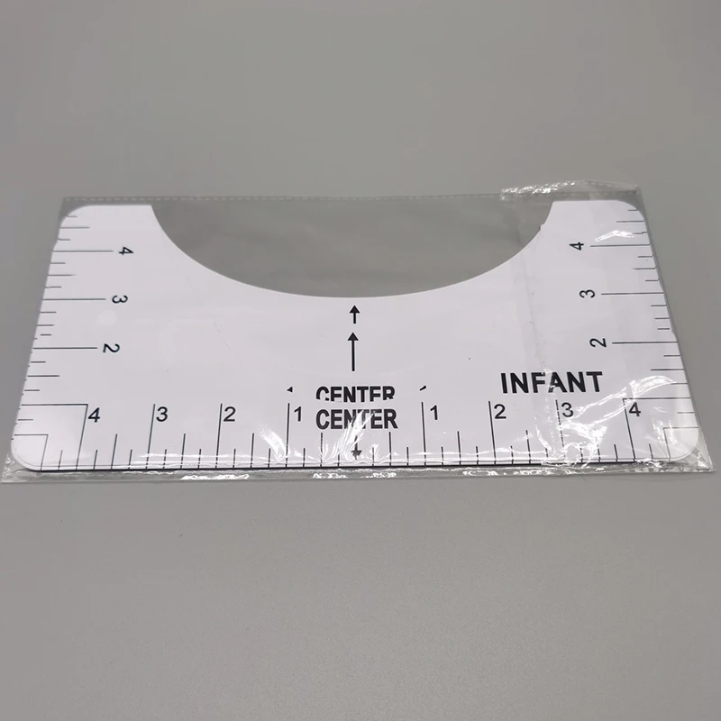 A Set of T-shirt Guide Ruler Round Neck Calibration Tool Sewing Ruler Centering Alignment Tool Ruler
A Set of T-shirt Guide Ruler Round Neck Calibration Tool Sewing Ruler Centering Alignment Tool Ruler