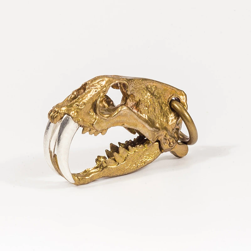 COPPERTIST.WU 2020 New Saber-Toothed Tiger Skull Bronze Pendant,Handmade Jewelry,Tiger Skull Vintage Necklace For Men Gift
COPPERTIST.WU 2020 New Saber-Toothed Tiger Skull Bronze Pendant,Handmade Jewelry,Tiger Skull Vintage Necklace For Men Gift