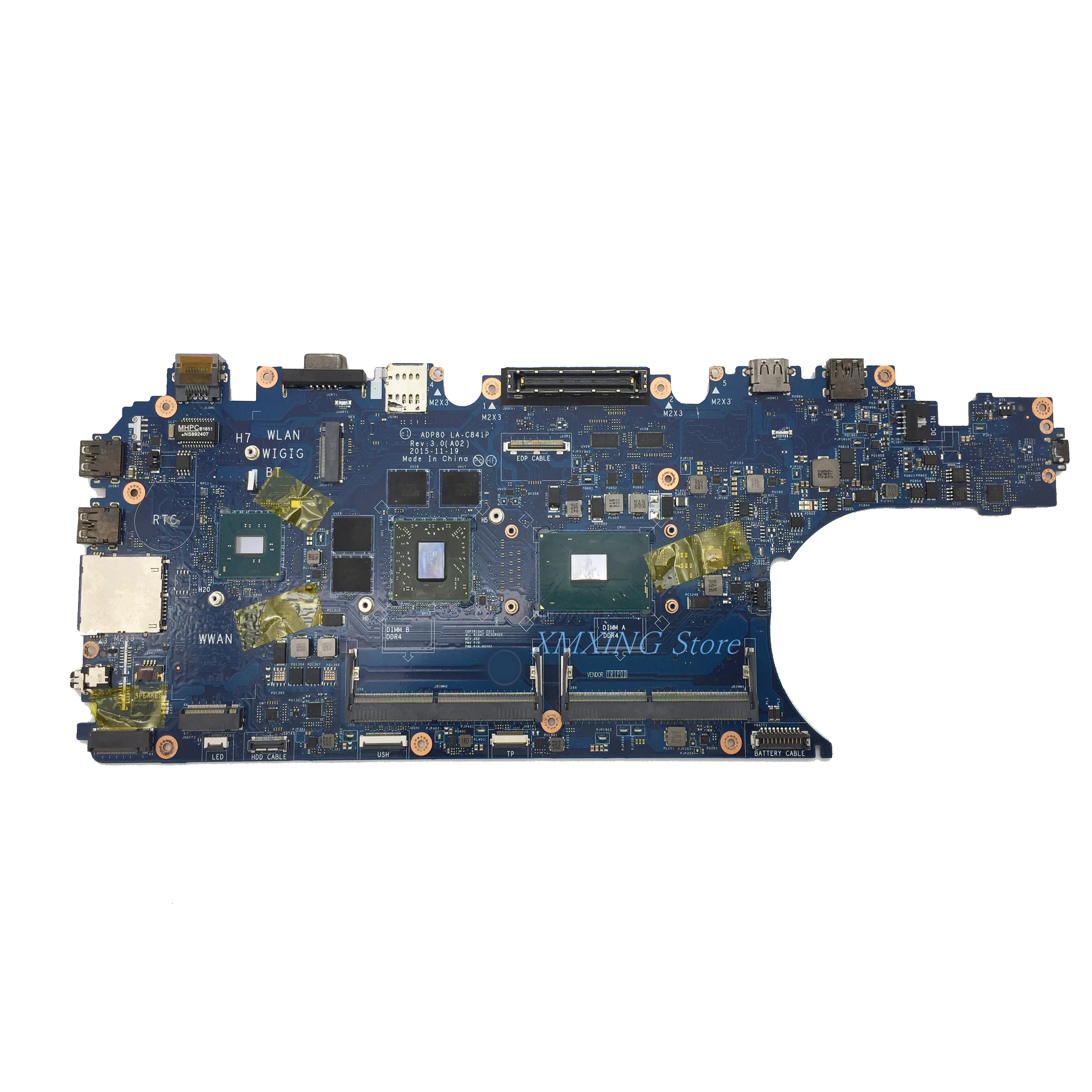 FULCOL For DELL Latitude 3510 5570 Laptop Motherboard I7-6700HQ CPU LA-C841P CN-0K07X6 0K07X6 K07X6 Tested 100% work
FULCOL For DELL Latitude 3510 5570 Laptop Motherboard I7-6700HQ CPU LA-C841P CN-0K07X6 0K07X6 K07X6 Tested 100% work