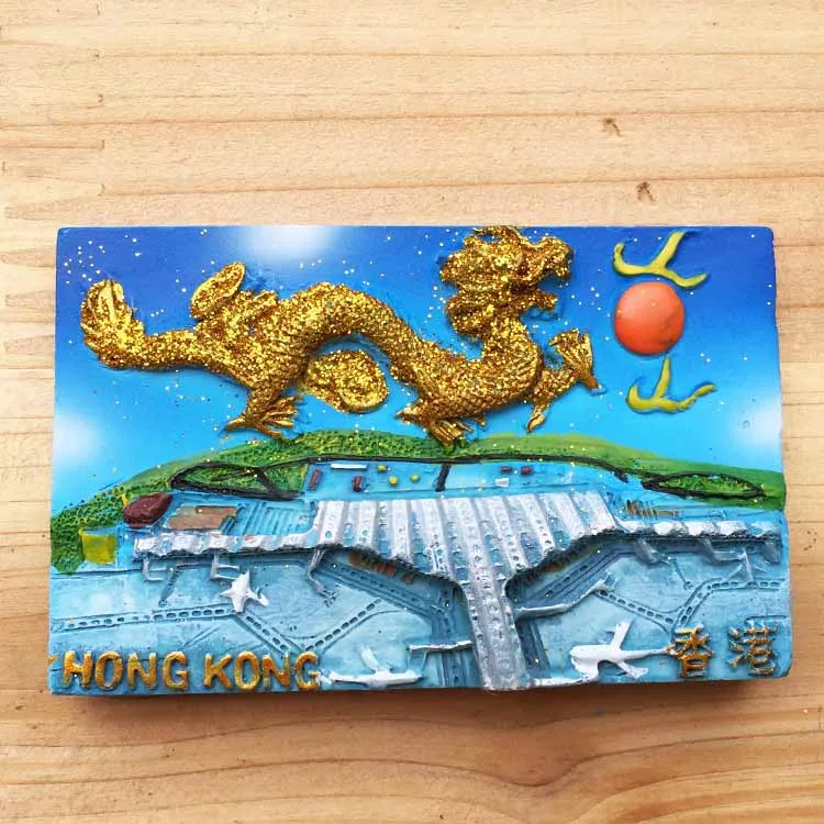 QIQIPP Hong Kong Travel Collection Fridge Magnet Hong Kong New Airport Golden Dragon Creative Magnetic Sticker
QIQIPP Hong Kong Travel Collection Fridge Magnet Hong Kong New Airport Golden Dragon Creative Magnetic Sticker
