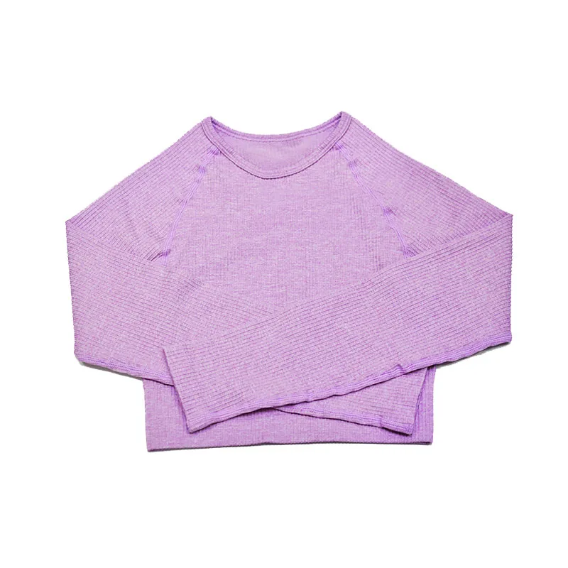 Women's Fitness Sports Shirt Long Sleeve Crop Tops Gym Shirts For Women Workout Running Seamless Yoga Shirts
Women's Fitness Sports Shirt Long Sleeve Crop Tops Gym Shirts For Women Workout Running Seamless Yoga Shirts