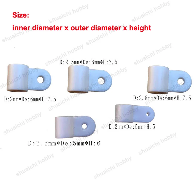 50pcs RC Fixed-wing Drone Aileron Rocker Arm Connector Rudder Angle Pushrod Connecting Inner Hole 2/2.5/2.8mm Linkage Connect
50pcs RC Fixed-wing Drone Aileron Rocker Arm Connector Rudder Angle Pushrod Connecting Inner Hole 2/2.5/2.8mm Linkage Connect