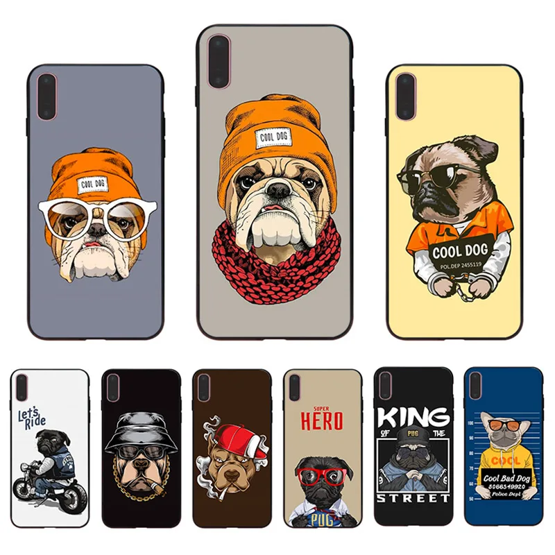 Cool Dog Bad PUG Phone Case For Iphone XS 11 Pro Max 12 Mini SE 2020 Mobile Shell Cover 6S 6 8 7 Plus 5S XR X 5 Soft TPU Hard PC
Cool Dog Bad PUG Phone Case For Iphone XS 11 Pro Max 12 Mini SE 2020 Mobile Shell Cover 6S 6 8 7 Plus 5S XR X 5 Soft TPU Hard PC