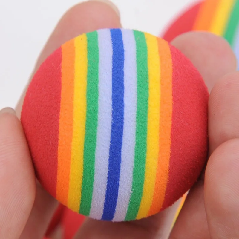 Rainbow EVA Pet Toys Ball Interactive Rattle Scratch EVA Ball Training Balls Pet Toys Cat Dog Play Chewing Supplies cat stuff
Rainbow EVA Pet Toys Ball Interactive Rattle Scratch EVA Ball Training Balls Pet Toys Cat Dog Play Chewing Supplies cat stuff