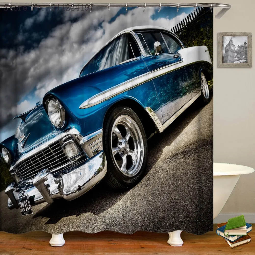 3D Vintage Car Printed Shower Curtains Train Steamship Motorcycle Curtains For Bathroom Polyester Frabic Bath Curtain Waterproof
3D Vintage Car Printed Shower Curtains Train Steamship Motorcycle Curtains For Bathroom Polyester Frabic Bath Curtain Waterproof
