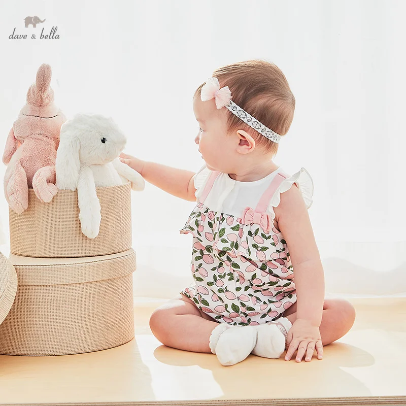 DBH16984 dave bella summer new born baby girls fashion bow print jumpsuits infant toddler clothes children romper 1 piece
DBH16984 dave bella summer new born baby girls fashion bow print jumpsuits infant toddler clothes children romper 1 piece