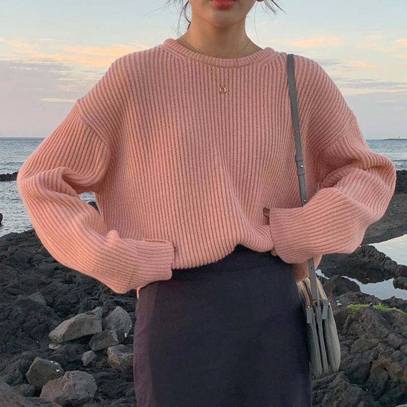 Limiguyue Chic Soft Loose Women Knitted Sweaters Retro Autumn Jumper O-neck Top Solid Pullovers Basic Long Sleeve Knitwear K2790
Limiguyue Chic Soft Loose Women Knitted Sweaters Retro Autumn Jumper O-neck Top Solid Pullovers Basic Long Sleeve Knitwear K2790