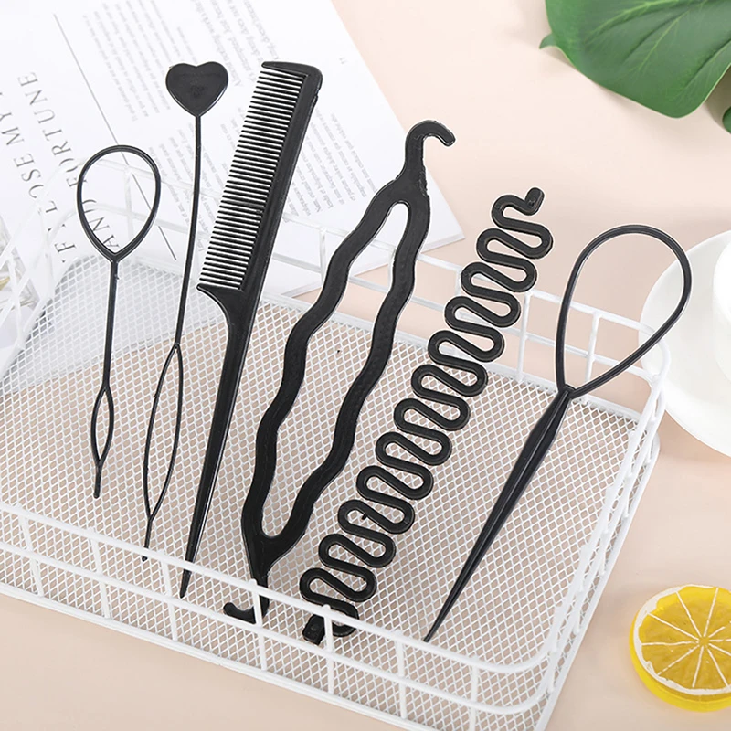 6pcs/set Hairstyle Braiding Tools Pull-through Hair Needle Hair Disk Hair Comb Hair Clips Hairstyle
6pcs/set Hairstyle Braiding Tools Pull-through Hair Needle Hair Disk Hair Comb Hair Clips Hairstyle