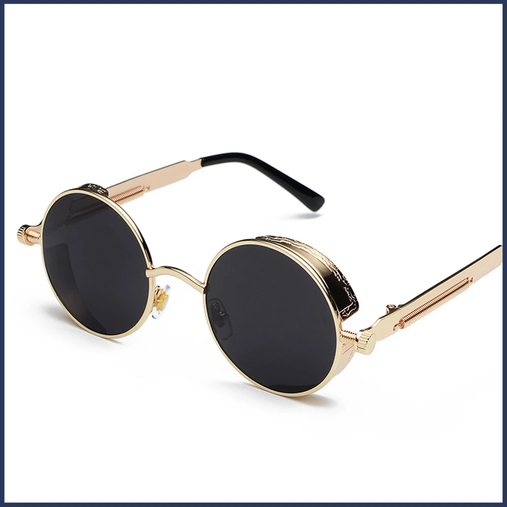 Small Woman Men Polarizing Punk Style Round Frame Sunglasses Circle Vintage Modeling Sun Glasses with No Diopter Glass Eyewear 
Small Woman Men Polarizing Punk Style Round Frame Sunglasses Circle Vintage Modeling Sun Glasses with No Diopter Glass Eyewear