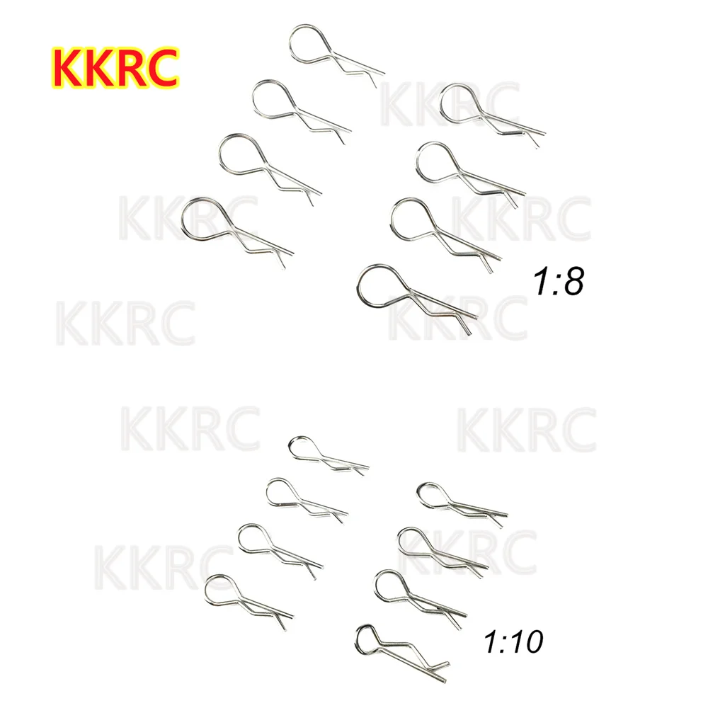 8Pcs Stainless Steel Body Shell R Clips Pin for 1/10 1/8 RC Model Car HSP Redcat HPI Himoto Spare Parts
8Pcs Stainless Steel Body Shell R Clips Pin for 1/10 1/8 RC Model Car HSP Redcat HPI Himoto Spare Parts