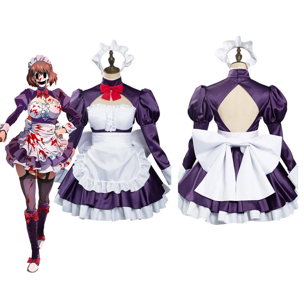 Anime High-Rise Invasion fuku Kamen Cosplay Costume Maid Dress Outfits Halloween Carnival Suit
Anime High-Rise Invasion fuku Kamen Cosplay Costume Maid Dress Outfits Halloween Carnival Suit