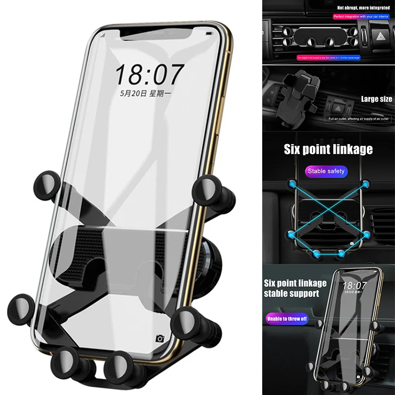 Universal Car Phone Holder Gravity Stand Car Air Vent Mount Holders Flexible Adjustable Mobile Phone Stand For iPhone Xiaomi
Universal Car Phone Holder Gravity Stand Car Air Vent Mount Holders Flexible Adjustable Mobile Phone Stand For iPhone Xiaomi