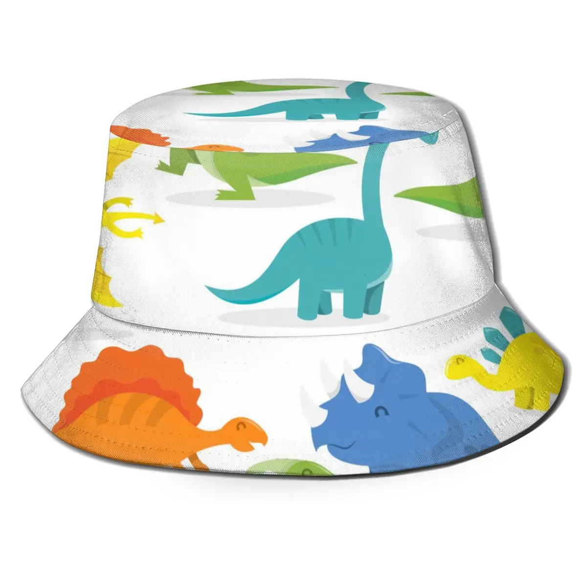 CINESSD Happy Cartoon Dinosaur Background Bucket Hat Summer Hats Fisherman Hat Foldable Women Men Sunscreen Shade Caps
CINESSD Happy Cartoon Dinosaur Background Bucket Hat Summer Hats Fisherman Hat Foldable Women Men Sunscreen Shade Caps