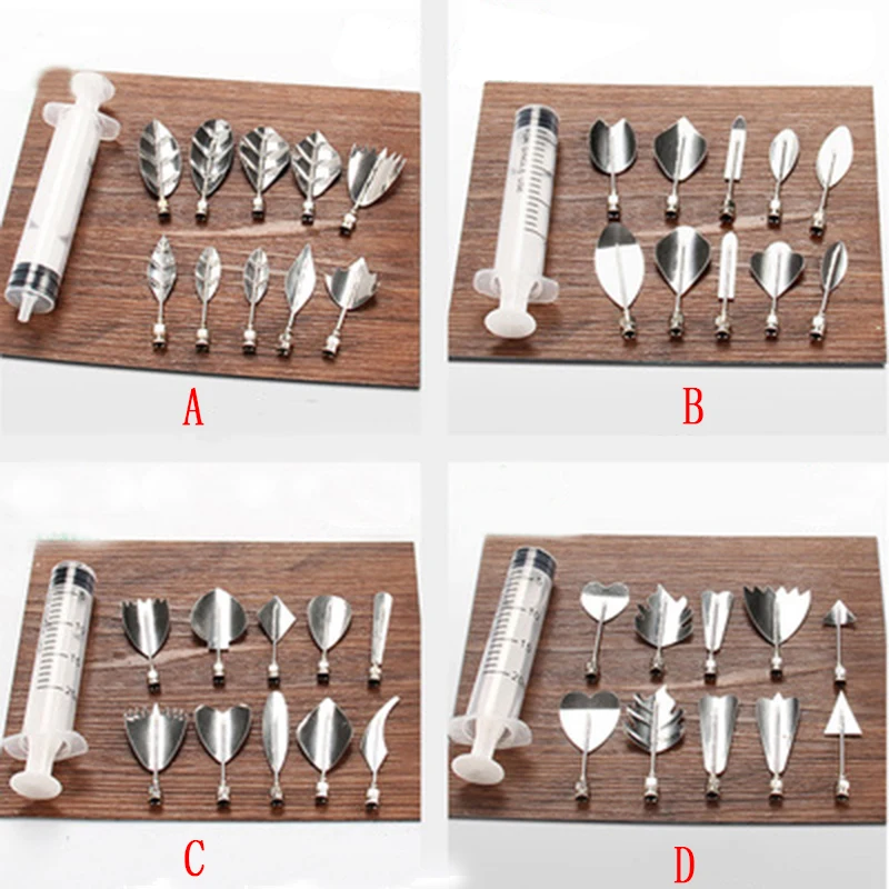 10 Pcs/Set Cake Decorating Tools Baking Accessories Kit 3D Gelatin Jelly Art Pudding Flower Stainless Steel Nozzle Syringe
10 Pcs/Set Cake Decorating Tools Baking Accessories Kit 3D Gelatin Jelly Art Pudding Flower Stainless Steel Nozzle Syringe