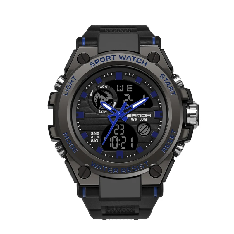 Sanda Sports watch sanda 739 army watch men Dual Time Led Analog Waterproof Clock Quartz Digital Sports Watch relogio masculino
Sanda Sports watch sanda 739 army watch men Dual Time Led Analog Waterproof Clock Quartz Digital Sports Watch relogio masculino