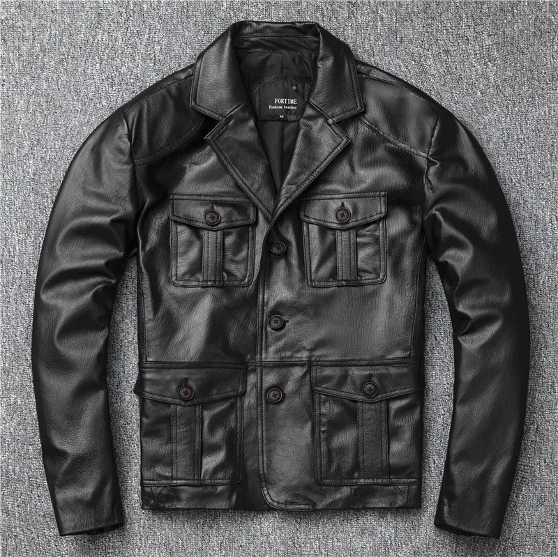 Free shipping,Classic brakeman leather jacket.safari style.Leisure suit.genuine leather coat.men slim goatskin clothes.
Free shipping,Classic brakeman leather jacket.safari style.Leisure suit.genuine leather coat.men slim goatskin clothes.