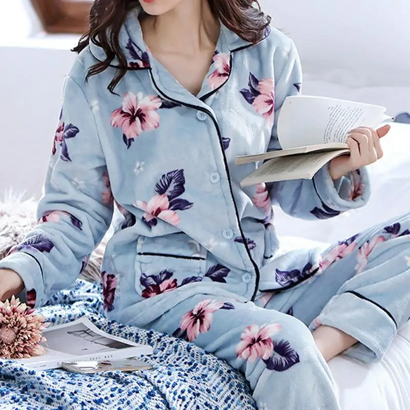 2021 Winter Pajamas Set Women Sleepwear Warm Flannel Long Sleeves Pajamas Pink Cute Animal Homewear Thick Home Suit
2021 Winter Pajamas Set Women Sleepwear Warm Flannel Long Sleeves Pajamas Pink Cute Animal Homewear Thick Home Suit