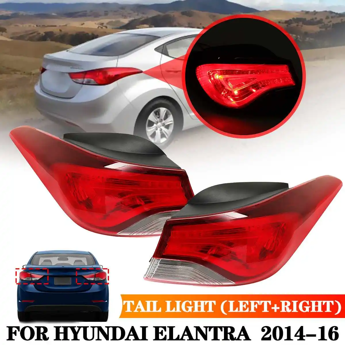 Хвост светильник с лампой для Hyundai Elantra 2014 2015 2016 хвост светильник Запасные детали для сторона левый и правый заднего тормоза задний фонарь си...
Хвост светильник с лампой для Hyundai Elantra 2014 2015 2016 хвост светильник Запасные детали для сторона левый и правый заднего тормоза задний фонарь си...