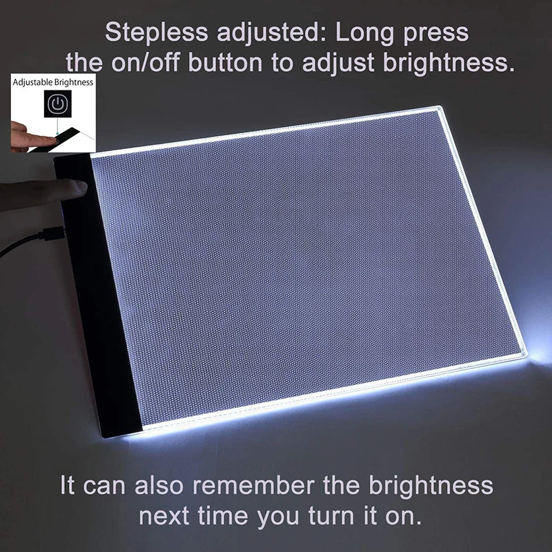 35.5 * 23.5 * 0.4cm Dimmable Led Drawing Copy Pad Board For Baby Toys A4 Size Painting Educational Toys Creativity For Children
35.5 * 23.5 * 0.4cm Dimmable Led Drawing Copy Pad Board For Baby Toys A4 Size Painting Educational Toys Creativity For Children