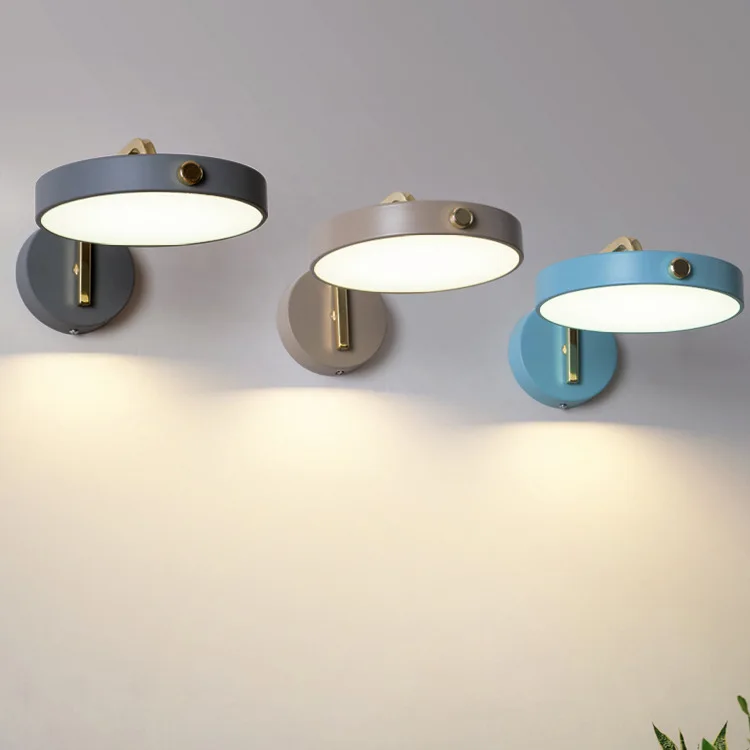 Modern LED Indoor Lighting Colorful Bedside Living Bedoom Luminaire Home Bathroom Indoor Decoration Round Light Nordic Wall Lamp
Modern LED Indoor Lighting Colorful Bedside Living Bedoom Luminaire Home Bathroom Indoor Decoration Round Light Nordic Wall Lamp
