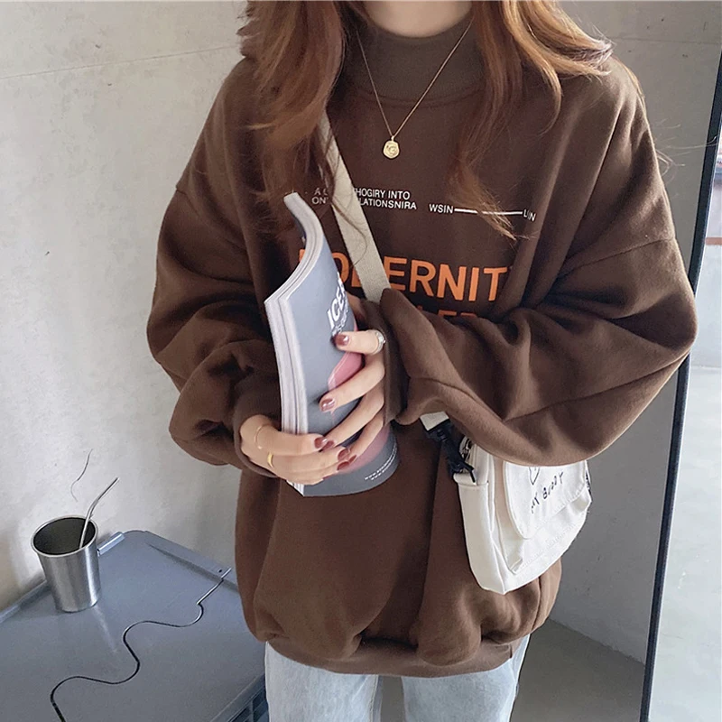 Pullover Sweatshirt Fashion Autumn Designer Loose Crewneck Sweatshirt Harajuku Hoodie Polerones Literature Art 2021 Clothes
Pullover Sweatshirt Fashion Autumn Designer Loose Crewneck Sweatshirt Harajuku Hoodie Polerones Literature Art 2021 Clothes