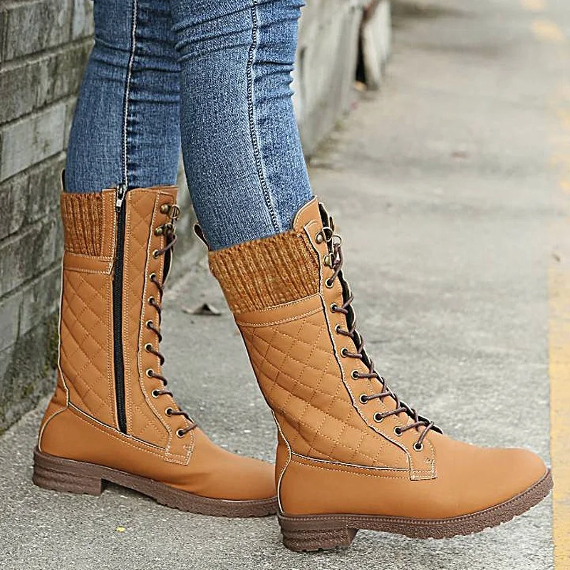 Autumn Winter Women Boots High Quality Keep Warm Mid-Calf Snow Boots Women Lace-up Comfortable Ladies Boots Chaussures Femme
Autumn Winter Women Boots High Quality Keep Warm Mid-Calf Snow Boots Women Lace-up Comfortable Ladies Boots Chaussures Femme