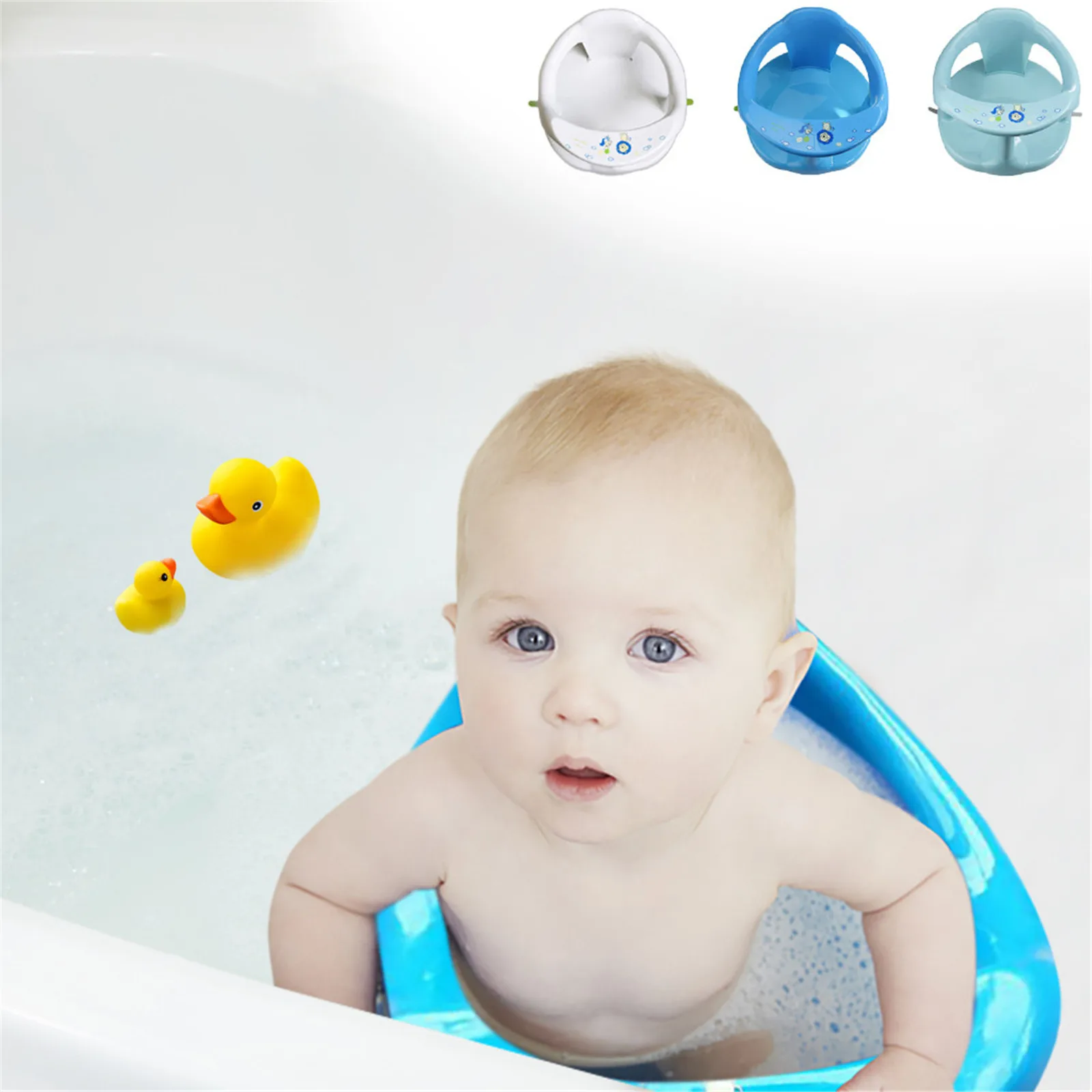 Baby Plastic Bath Seat Portable Baby Bath Seat With Back Support And Suction Cup Bathroom Supplies Security Safety Chair Compact 
Baby Plastic Bath Seat Portable Baby Bath Seat With Back Support And Suction Cup Bathroom Supplies Security Safety Chair Compact