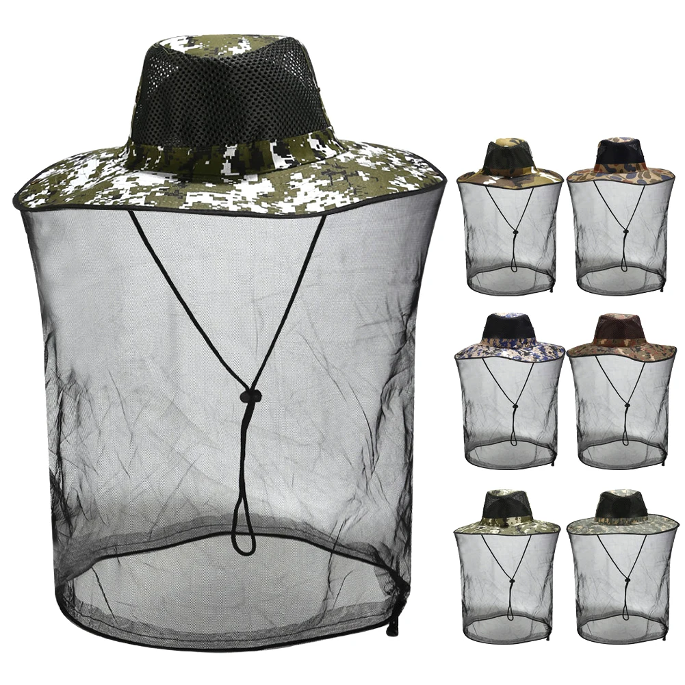 Outdoor Survival Anti Mosquito Bug Bee Insect Mesh Hat Head Face Protect Net Cover Travel Camping Protector Camping Equipment
Outdoor Survival Anti Mosquito Bug Bee Insect Mesh Hat Head Face Protect Net Cover Travel Camping Protector Camping Equipment