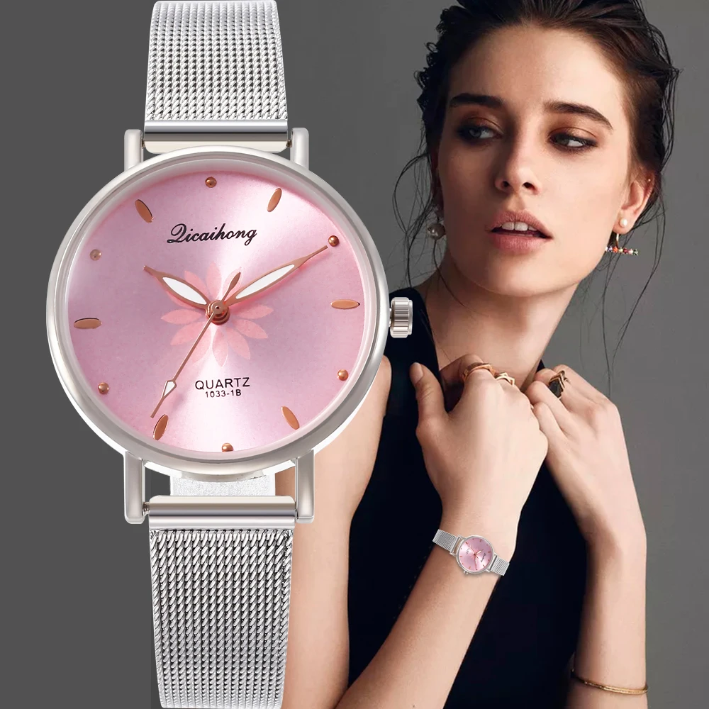 Luxury Women's Quartz Wristwatch Casual Minimalist Ladies Watches Clock Femal Stainless Steel Mesh Band Watches Relogio Feminino 
Luxury Women's Quartz Wristwatch Casual Minimalist Ladies Watches Clock Femal Stainless Steel Mesh Band Watches Relogio Feminino