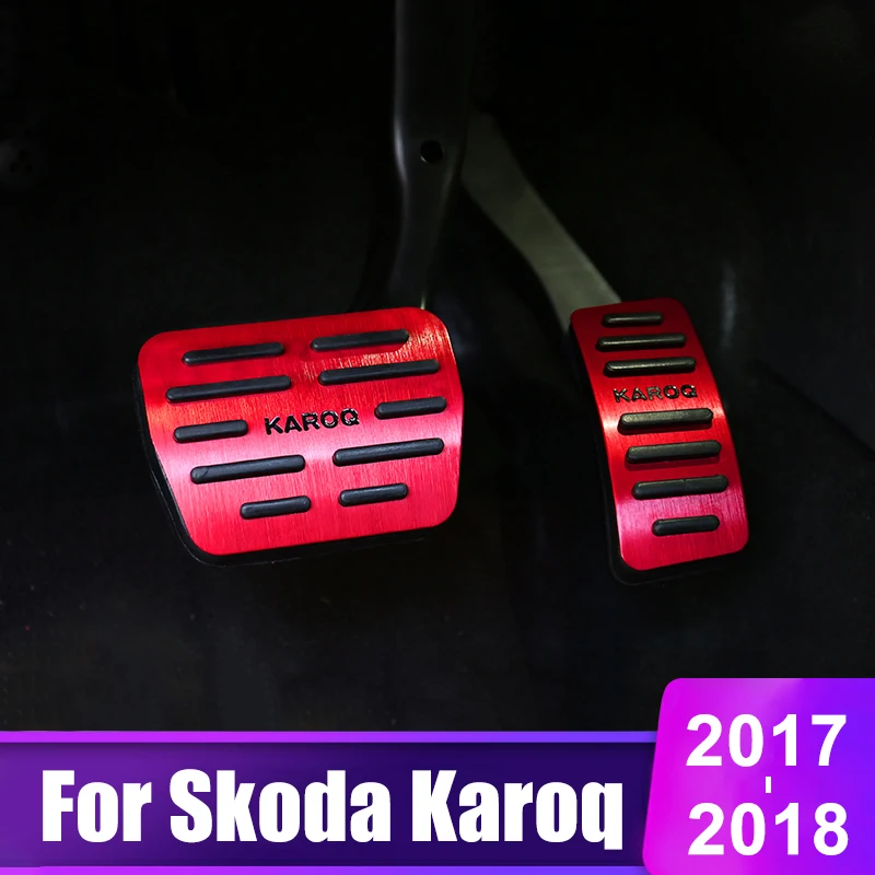 Aluminum alloy Car Foot Pedal Cover Fuel Accelerator Gas Brake Pedal Pad For Skoda Karoq 2017 2018 2019 2020 Car Accessories
Aluminum alloy Car Foot Pedal Cover Fuel Accelerator Gas Brake Pedal Pad For Skoda Karoq 2017 2018 2019 2020 Car Accessories