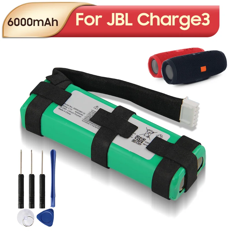 Аккумулятор GSP872693 GSP1029102A для JBL Charge 3, портативный Bluetooth-динамик, 6000 мАч, оригинал
Аккумулятор GSP872693 GSP1029102A для JBL Charge 3, портативный Bluetooth-динамик, 6000 мАч, оригинал