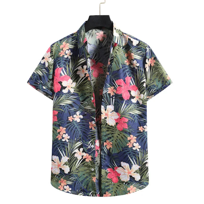 2021 Men Basic Tops Casual Shirts New Men's Slim fit Flower Printed Shirts Male Short Sleeve Floral Shirt Plus Size S-2XL
2021 Men Basic Tops Casual Shirts New Men's Slim fit Flower Printed Shirts Male Short Sleeve Floral Shirt Plus Size S-2XL