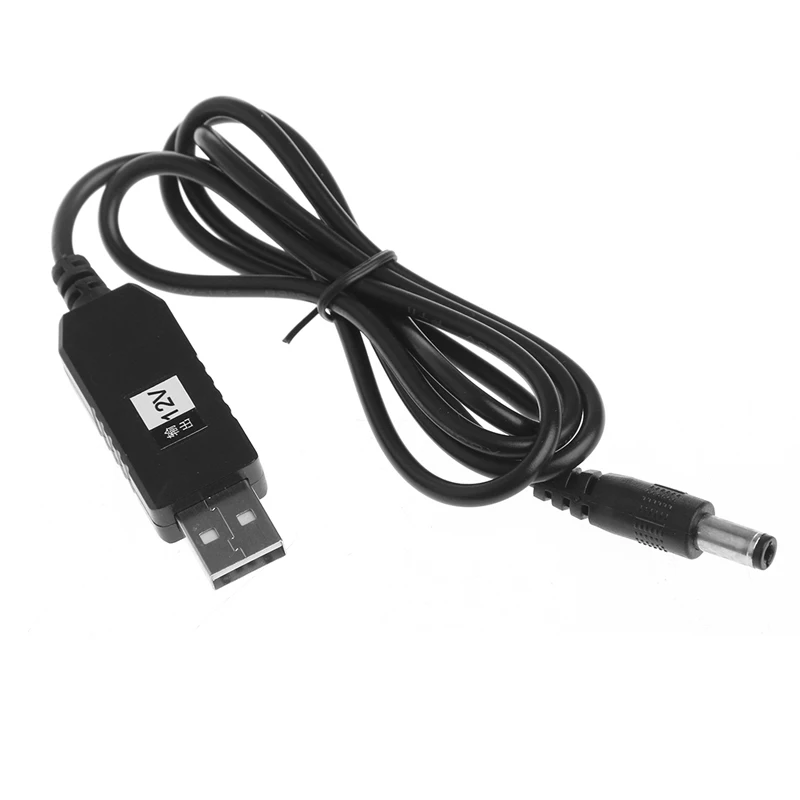 USB DC 5V To DC 12V 2.1x5.5mm Male Step-Up Converter Adapter Cable For Router
USB DC 5V To DC 12V 2.1x5.5mm Male Step-Up Converter Adapter Cable For Router