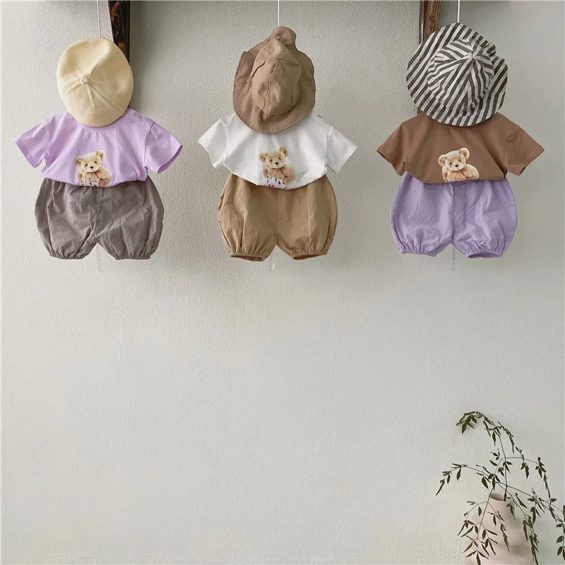 Toddler Baby Girl Boy Cartoon Bear Pattern Printed Fashion Tops Summer New Children Boy Cotton Short Sleeve T-shirt
Toddler Baby Girl Boy Cartoon Bear Pattern Printed Fashion Tops Summer New Children Boy Cotton Short Sleeve T-shirt