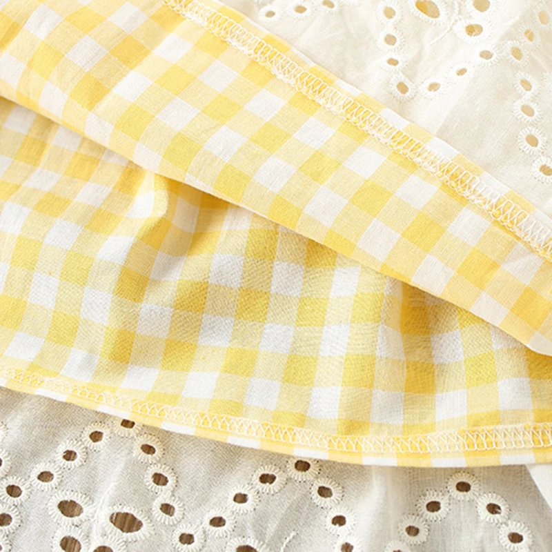 4 To 14 Years Kids and Teen Girls Summer Plaid and Mesh Patchwork Dress 2021 New Korean Children Cotton Casual Clothing, #9431
4 To 14 Years Kids and Teen Girls Summer Plaid and Mesh Patchwork Dress 2021 New Korean Children Cotton Casual Clothing, #9431