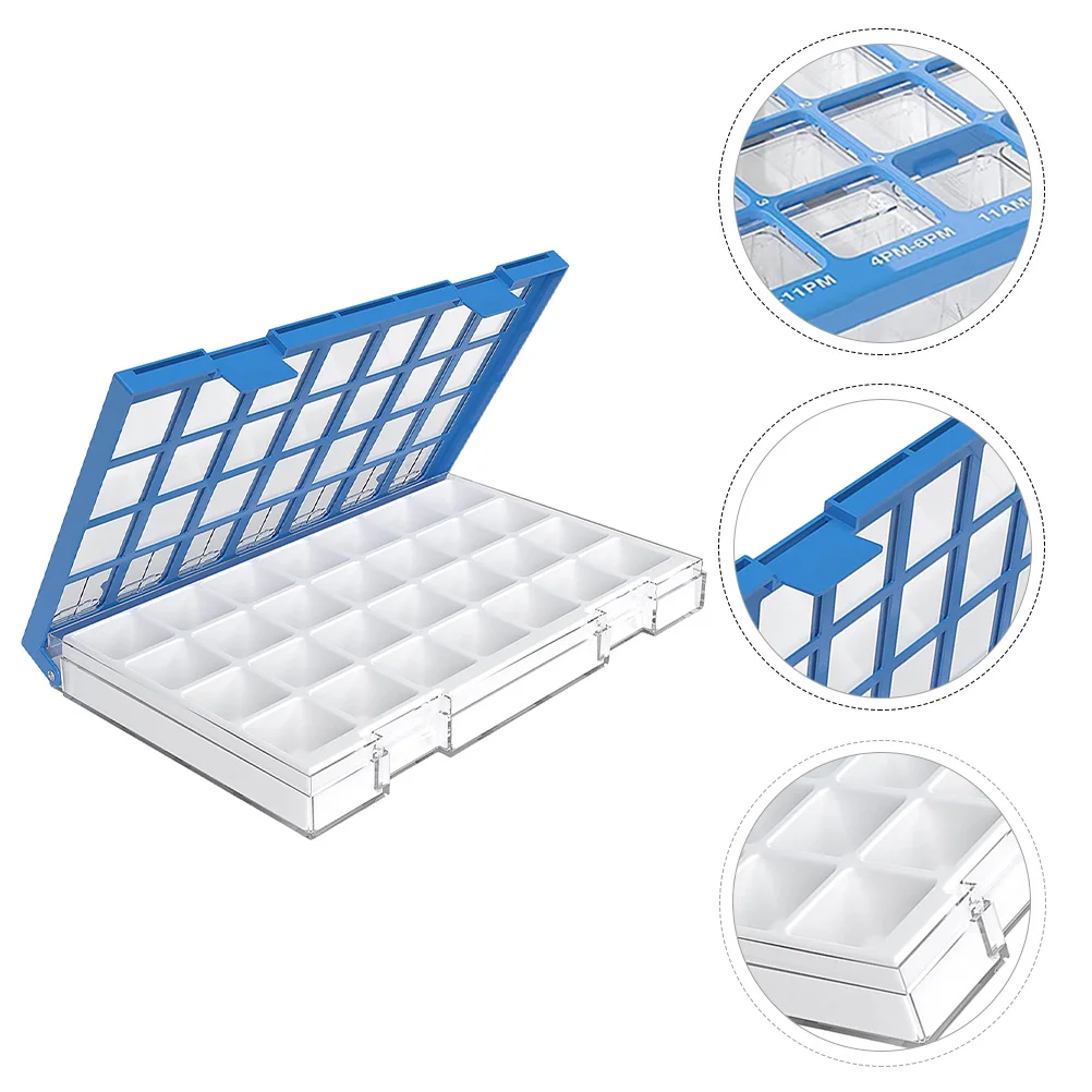 1pc Pill Box Weekly Storage Medicine Convenient Case Accessory Container Pill Holder 
1pc Pill Box Weekly Storage Medicine Convenient Case Accessory Container Pill Holder